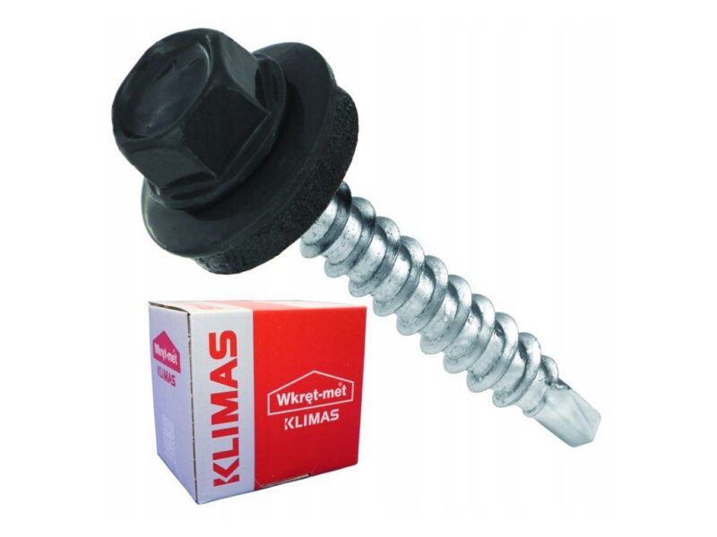 RAL 7016 4,8x55mm – 200ks – Skrutky farmárske strešné farba: antracitová šedá