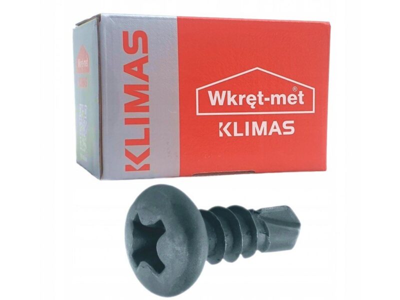 TEX 3,5×9,5mm – 1000ks – Skrutky / Vruty ČIERNE Fosfátované samorezné kov