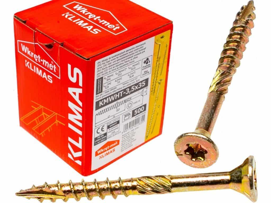 TX 3,5x35mm – 500 ks – Skrutky / Vruty do dreva so zapustenou hlavou, WKCS