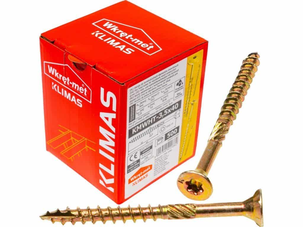 TX 3,5x40mm – 500 ks – Skrutky / Vruty do dreva so zapustenou hlavou, WKCS