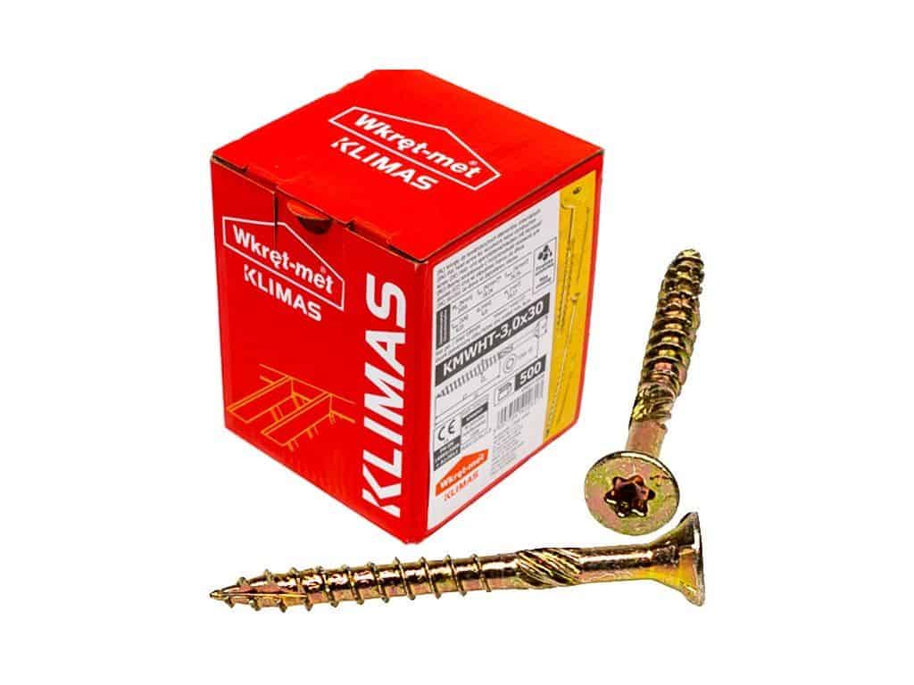 TX 3x30mm – 500 ks – Skrutky / Vruty do dreva so zapustenou hlavou, WKCS