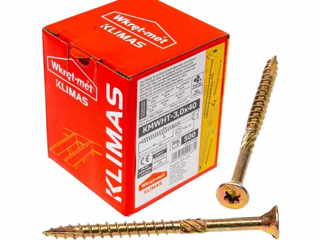 TX 3x40mm – 500 ks – Skrutky / Vruty do dreva so zapustenou hlavou, WKCS