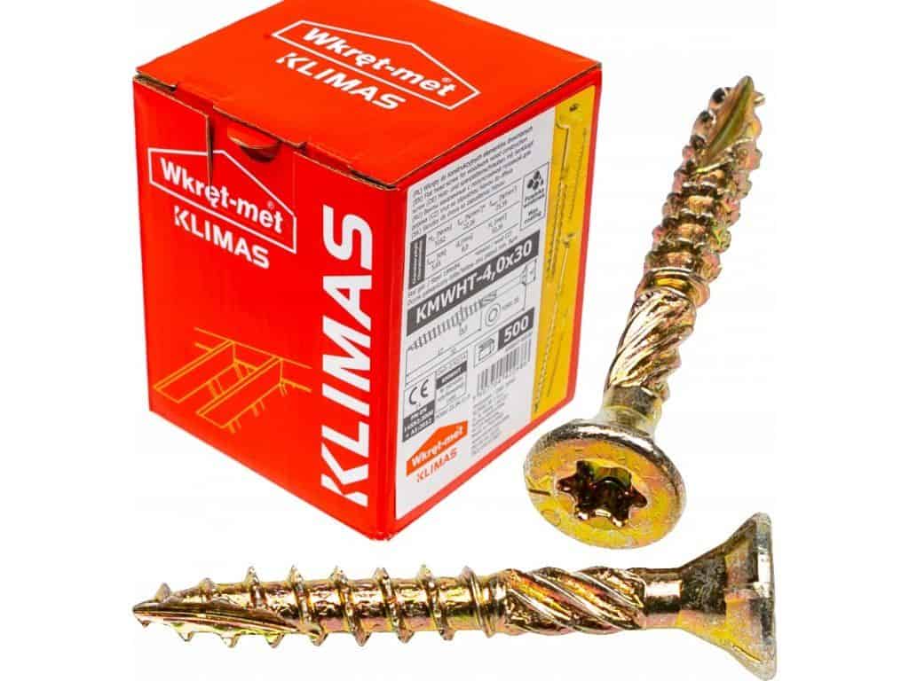 TX 4x30mm – 500 ks – Skrutky / Vruty do dreva so zapustenou hlavou, WKCS