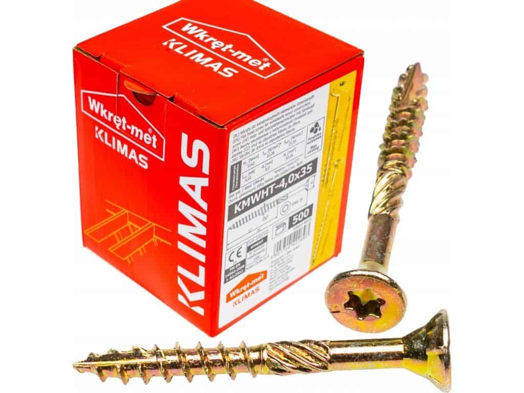 TX 4x35mm – 500 ks – Skrutky / Vruty do dreva so zapustenou hlavou, WKCS