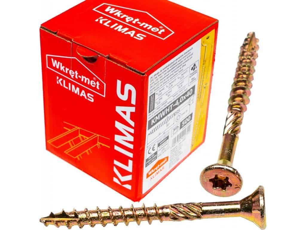 TX 4x40mm – 400 ks – Skrutky / Vruty do dreva so zapustenou hlavou, WKCS