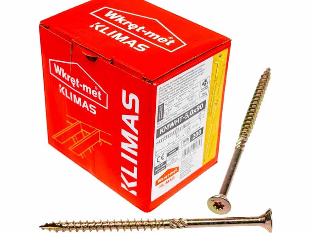 TX 5x90mm – 200 ks – Skrutky / Vruty do dreva so zapustenou hlavou, WKCS