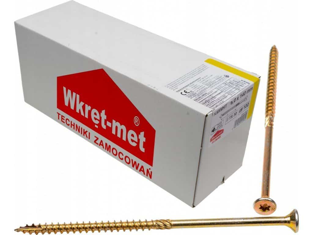 TX 6x140mm – 100 ks – Skrutky / Vruty do dreva so zapustenou hlavou, WKCS