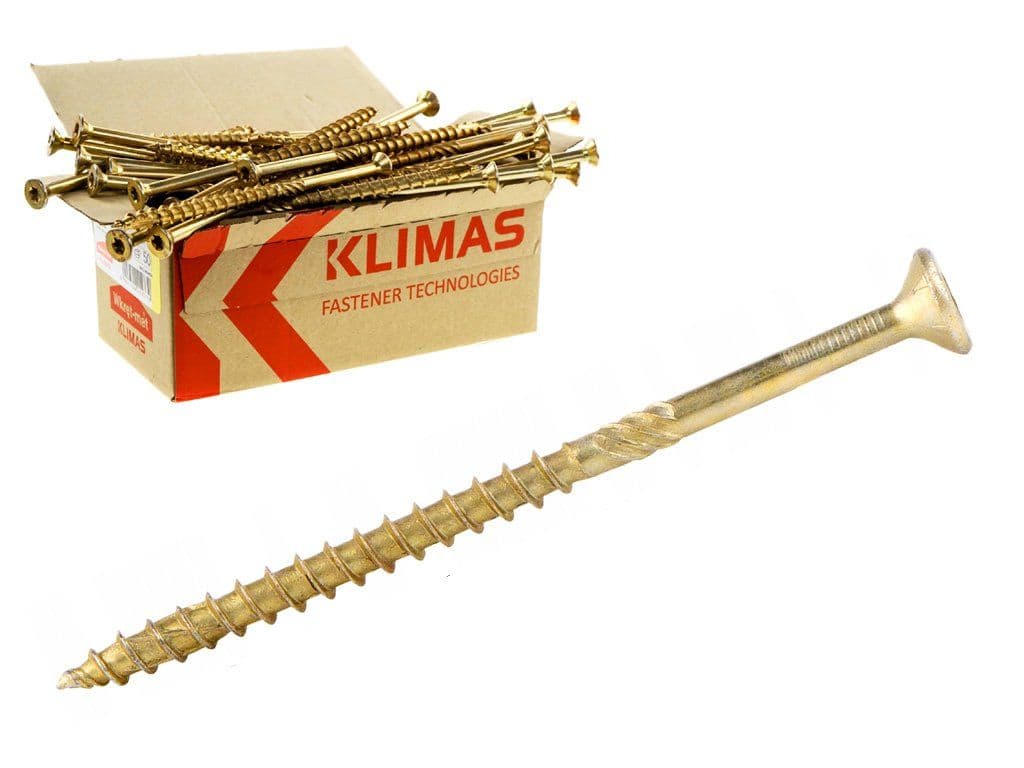 TX 8x160mm – 50 ks – Skrutky / Vruty do dreva so zapustenou hlavou, WKCS