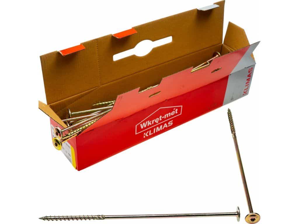 TX 8x280mm – 50 ks – Skrutky / Vruty do dreva s tanierovou hlavou, WKCP