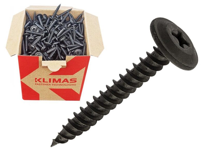 PH 4,2x50mm – 300 ks – Samovrtné skrutky fosfátované s plochou hlavou – do kovu, WPF